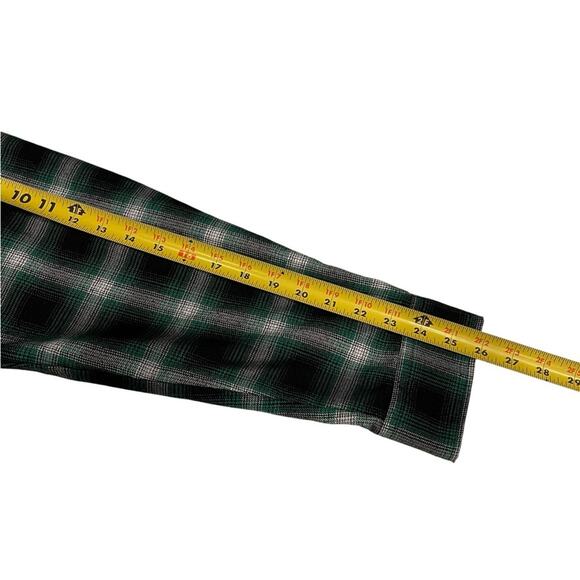 DIXXON Men's Green Plaid Shirt Size:M - Picture 7 of 10